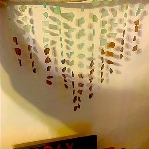 Beach glass windchime